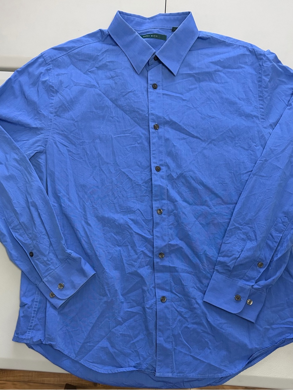 Perry Ellis Royal Blue Dress Shirt